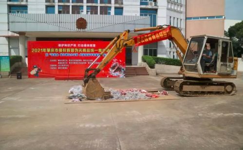 广东肇庆市强力打假 组织开展侵权假冒商品统一集中销毁活动